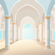 © Ana - Islamic Architecture with Arches and Columns.