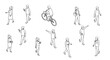 © MDMAHAMUDUL HASAN - People: isometric line art characters
