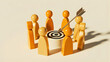 © Artby-Mahadi - Teamwork aiming for a common goal in business