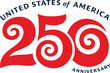 © Sabbir Sarker - USA 250 Anniversary Patriotic Typography Illustration