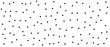 © Linda - A seamless pattern of randomly scattered dots. Black scattered dots.