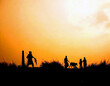 © Md - group of people at sunset