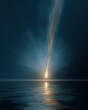 © tantawat - Erupting Missile Launch from Beneath the Water Surface at Dusk
