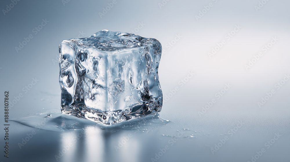 Ice Cube Close-up: Capturing the beauty and the transparency of a ...
