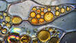 © Finkenherd - Öl-in-Wasser-Blasen als Luxus-Textur – Kosmetik-Background