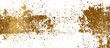 © Vector Gallery - Vector golden grunge wall texture background. vintage golden paint splatter scratch magic glitter transparent background.