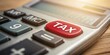 © itsumair - Tax calculator close-up highlighting tax calculation, accounting accuracy, and financial decision making