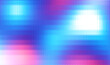 © kastanka - Abstract textured glass pattern vector background. Texture of glowing glass illuminated with multi-colored light, pink and blue gradient. Blurry