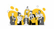 © diky - Diverse Team of Professionals Applauding and Celebrating Success Together