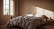 © MosquitoSlayer - Serene Bedroom Interior with Natural Light and Minimalist Decor