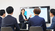 © metamorworks - セミナー、プレゼン、プレゼンテーション、講師、ビジネス、チームワーク、経営、会議、ミーティング、モニター、画面、グループ、プロジェクト、企画、ワークショップ、研修、提案、レッスン、スクール、ビジネスウーマン、キャリアウーマン、企業、会社員、投資、コンサルタント、コンサルティング、アドバイザー、ビジネスマン、ビジネスパーソン、スーツ、サラリーマン、日本人、男性、女性、オフィス、職場、仕事、事務所、仕