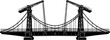 © dropideas - Industrial bascule drawbridge silhouette