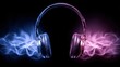 © Zaraistock - Glowing Headphones Emit Colorful Sound Waves