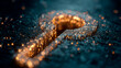 © Enrique - A digital key made of glowing points symbolizing secure access, encrypted authorization and technological protection
