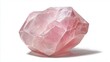 © pier - magical rose quartz gemstone illustration with soft pink glow on white background