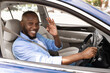 © Prostock-studio - Great Perfect Car. Happy African American Male Showing Okay Sign Gesture, Sitting In New Automobile Buying Modern Vehicle In Dealership Store, Enjoying Vacation, Looking At Camera Through Open Window