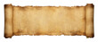© md - Aged and unrolled parchment scroll banner on a dark field