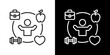 © Rusma Ratri Handini - Lifestyle Icon Set. Clean Line Design With Light And Dark Versions For Versatile Use.