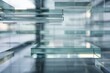 © grey - Abstract glass architecture with layered reflections