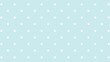 © rochmuch - Cute white paw print seamless pattern on a soft pastel blue background with decorative dotted grid lines