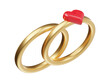 © Sharmin - 3d rendered icon wedding ring
