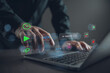 © Looker_Studio - Developer using AI agents automation workflow, connecting code, tasks, and data pipelines to optimize software processes, productivity, intelligent systems, scalable digital business operations.