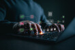 © Looker_Studio - Developer orchestrating AI agents, automating code, data, and tasks through intelligent workflows, system integration, productivity optimization, scalable software architecture, digital operations.