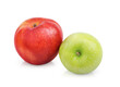 © Milena Wi - red and green apple are isolated on a transparent background