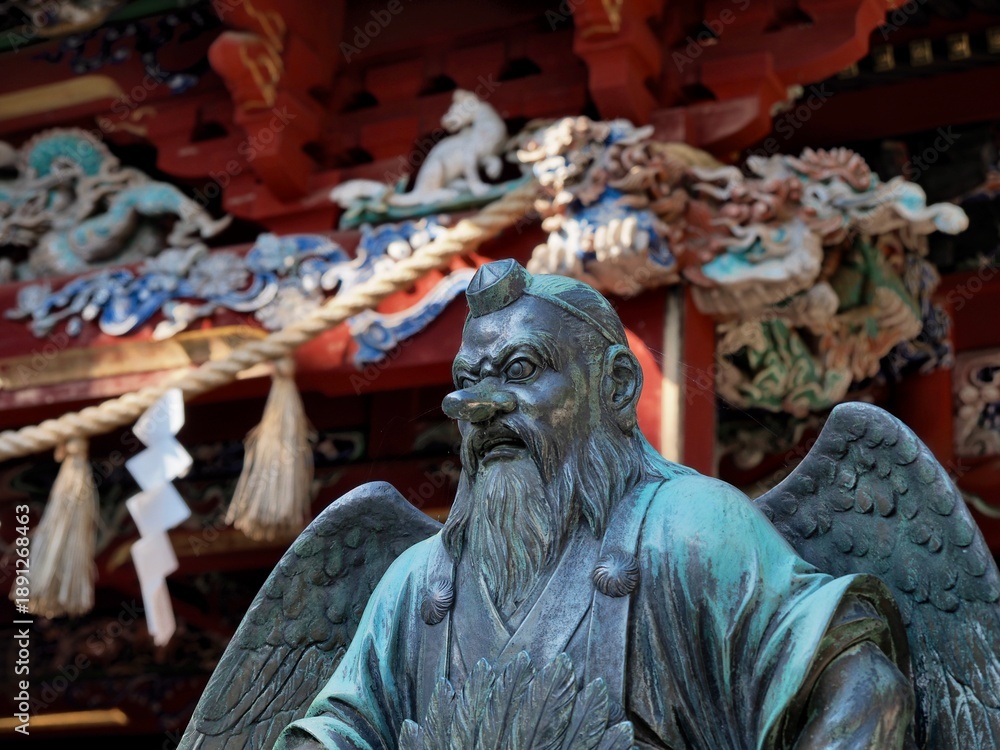 天狗の像 Stock Photo | Adobe Stock