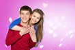 © BillionPhotos.com - Valentine's Day concept, couple posing in love
