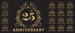© JustPrint - Gold Anniversary Logos , 5, 10, 15, 20, 25, 30, 35, 40, 45, 50, 80 Elegant Emblem Collection