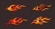 © mrpixel - fire flames sticker, flame sticker, burning sticker, hot sticker, energy sticker, power sticker, danger sticker, warning sticker, fire emoji, flame emoji, cartoon flame, cute flame, bold flame, bright