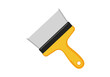 © Anton - Yellow Handle Wide Putty Knife Tool Illustration.