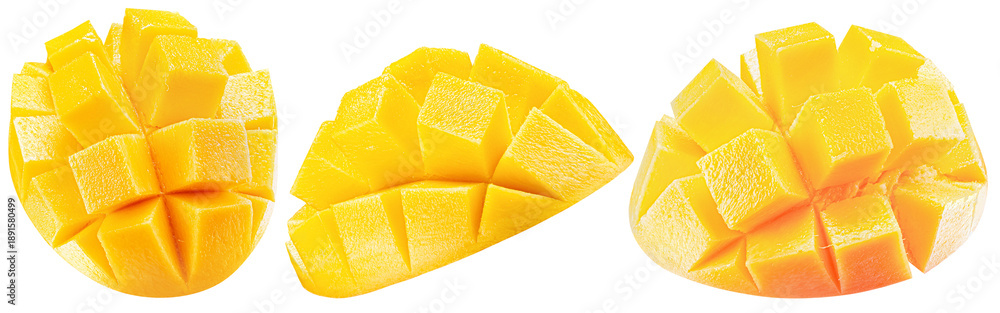 Mango fruit isolated on white background