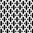 © AnupKumar - Black and white halftone pattern with elongated oval dots in diamond grid arrangement, geometric texture vector illustration.