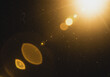 © MDSafwan - Golden Leak Light Lens Flare Background for Photography and Cinematic Effects