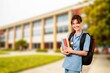 © BillionPhotos.com - Happy medical student at campus for health study