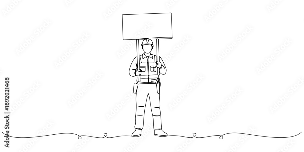 labor, love, appreciation, boy, old, man, flowers, worker, uniform, drawing, line, art, vector, illustration, father, grandpa, continuous, child, elderly, gift, holiday, celebration, kindness, humanit