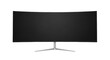 © Maria - Curved gaming monitor PNG isolated on transparent background, sleek display for immersive visuals and professional esports use