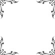 © kh - Ornament frame decoration. Suitable for valentines day  love greatting card vintage design element
