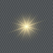 © Iuliana - magic sparkle with starlight bright burst glow isolated ray transparent overlay design element glittering shine art festive energy sunlight vector celebration explosion background