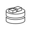 © Madlani - Stack of Pancakes with Butter Cubes Icon