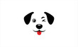 © Tulippp - Playful canine character with a joyful wink and tongue out, adorable pet logo design