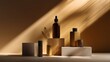 © Sergej - Natural beauty cosmetic products on minimalist display