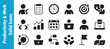 © Lima - Productivity and work solid icons set vector illustration design for business and office management success
