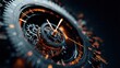 © darshika - Clock mechanism with gears and hands