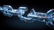 © Stock by Anika - Fractured Digital Chain Link, Cybersecurity and System Failure Concept