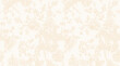 © kartik - Subtle beige floral damask pattern on an off-white textured background, elegant and seamless vintage wallpaper design