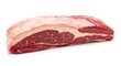 © Luluk - Raw marbled beef cut on white background for culinary use