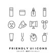 © aotake, - UIアイコンセット（スキンケア・美容・自宅ケア） | Friendly UI Icons (Skin Care & Beauty Prep)
